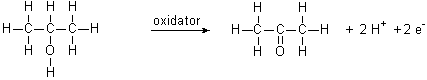 oxidatie van een secundair alcohol